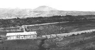 Remains of Fort Lemhi in 1900