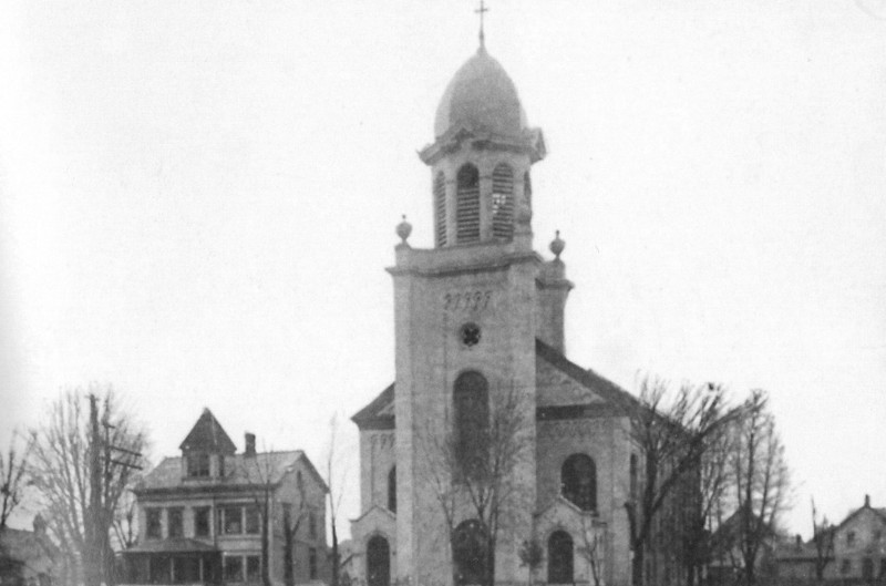 St. Patrick's Church after the 1911 improvements.