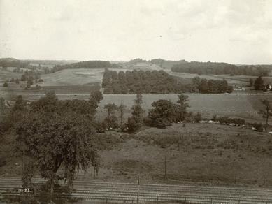 1907 photo of the land that was once Martin Harris's farm