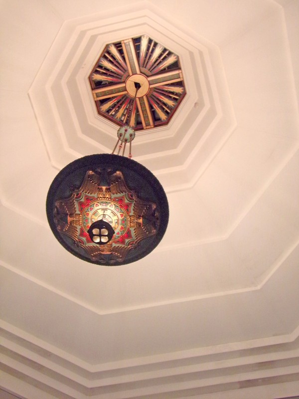 Chandelier in the temple 