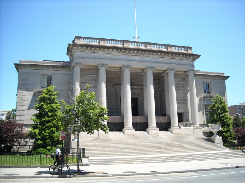 The Administration Building, Carnegie Institution of Science in Washington D.C. is a National Historic Landmark. It is home to scientific research and discovery and is a popular event venue.