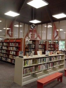 Interior of the library 