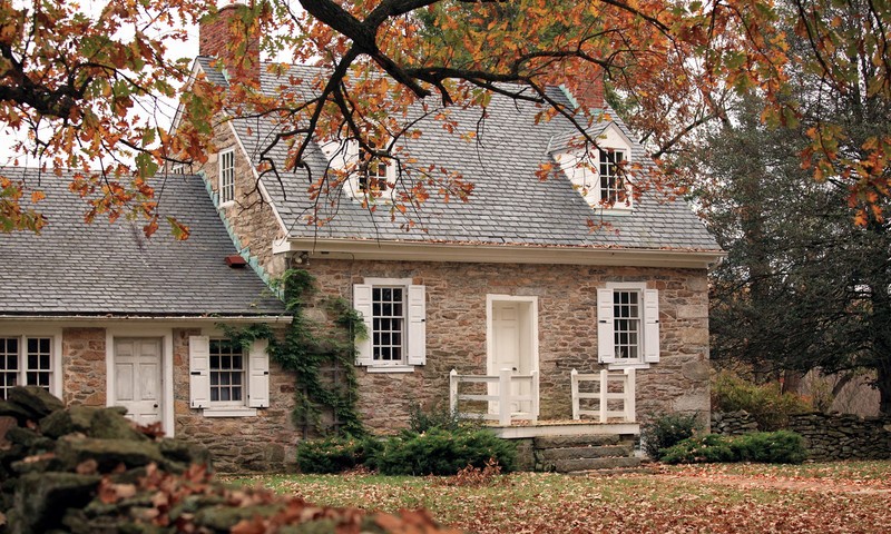 One of the several buildings at the museum