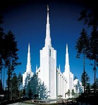 Side view of Portland temple