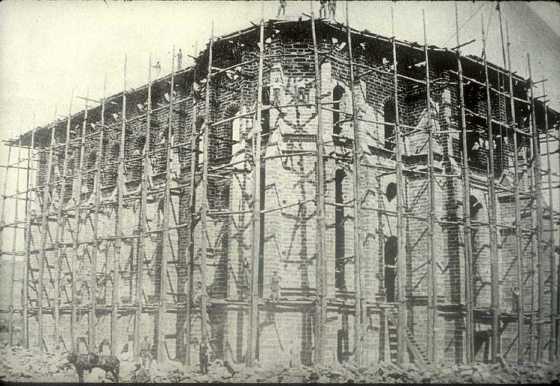 Temple construction 1872