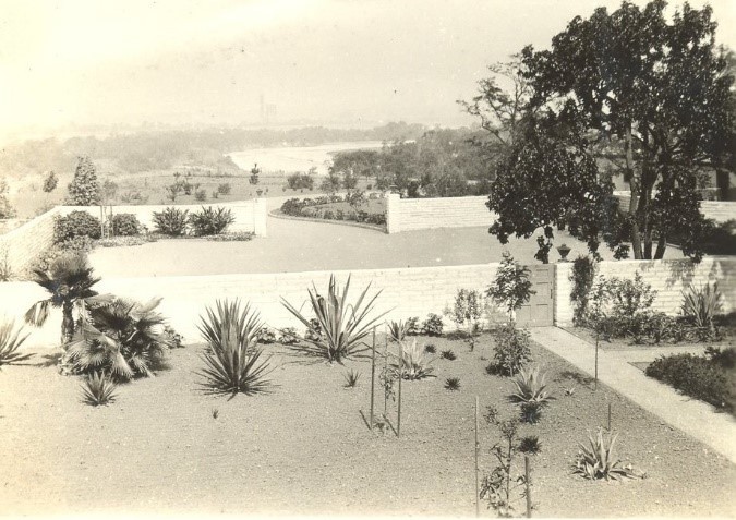 Forecourt Parking Lot (1930s)