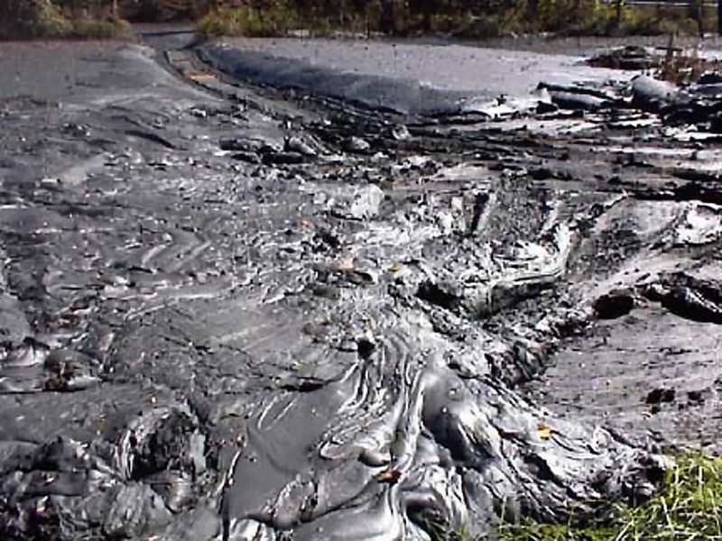What flooded the valley. It wasn't just water. It was debris, slurry, mud, and water.