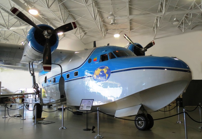 Grumman Albatross on display.