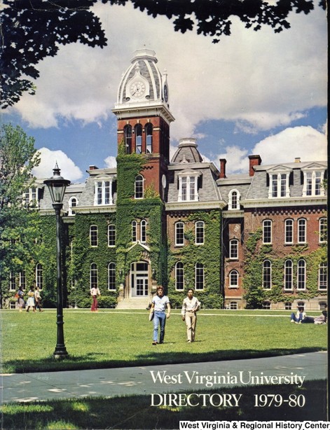 Woodburn Hall is often the star of WVU's promotional materials. The photo also shows Woodburn Hall covered in ivy, as it was for much of the twentieth century.