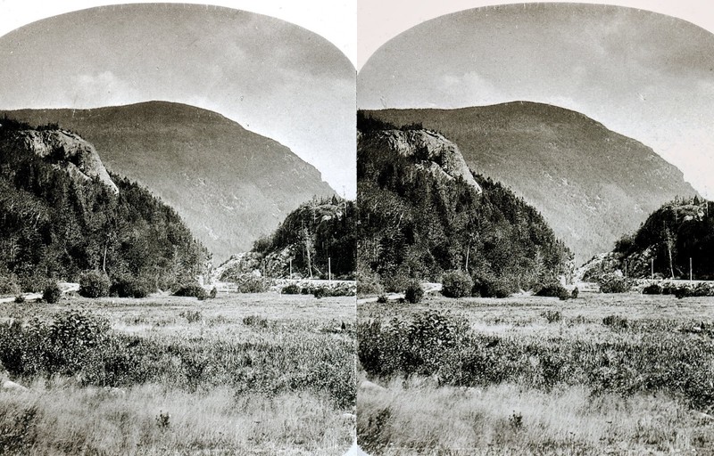 Bierstadt brothers stereoview of the gate of the notch