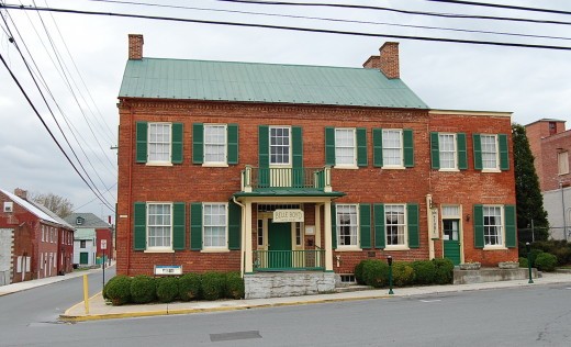 The outside of the Belle Boyd house