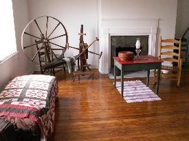 One of the rooms in the Belle Boyd house 