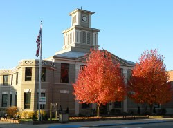 The old Yancey County Courthouse today