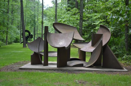 One of the numerous sculptures displayed on the grounds