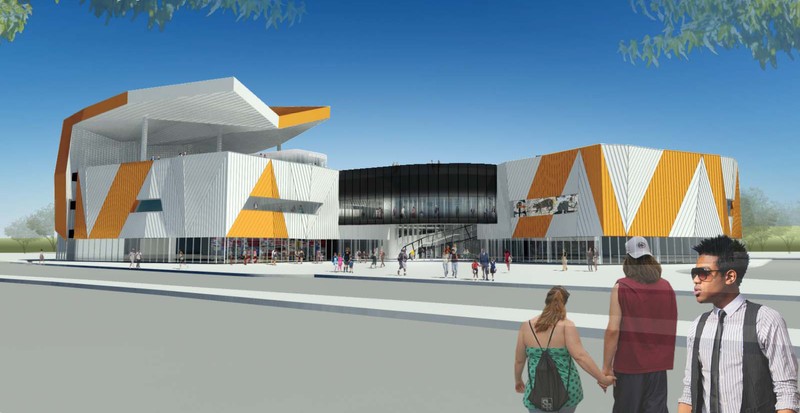 Rendering of the museum's future location