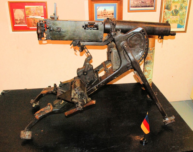 World War I German Spandau machine gun.