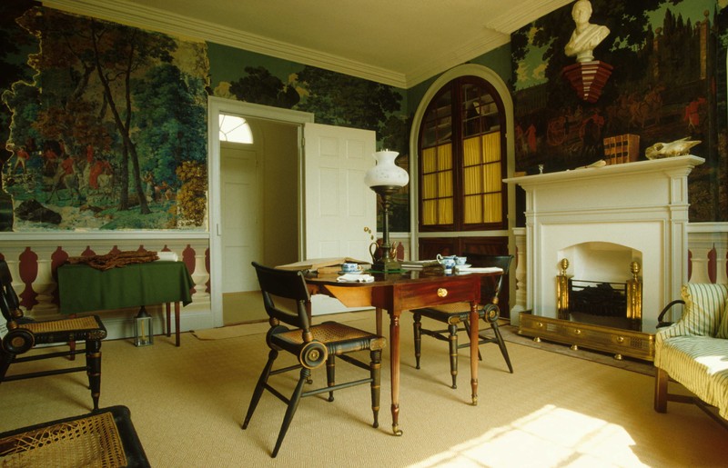 View of one of the rooms in the mansion