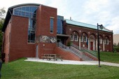 The Studio Building, originally the Mt. Washington Library, was built by the Carnegie Foundation in 1919. Clayworks purchased the library from Baltimore City in 1980.