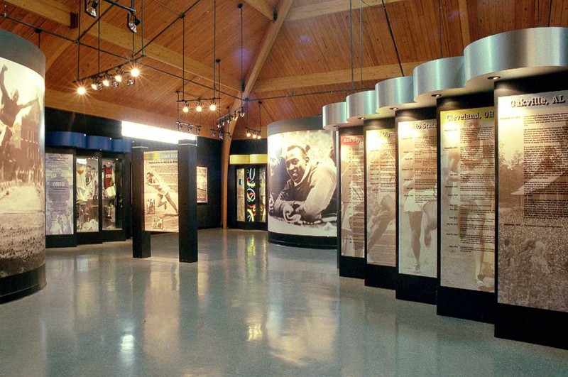 View inside the museum