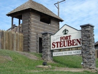 The sign at the fort 
