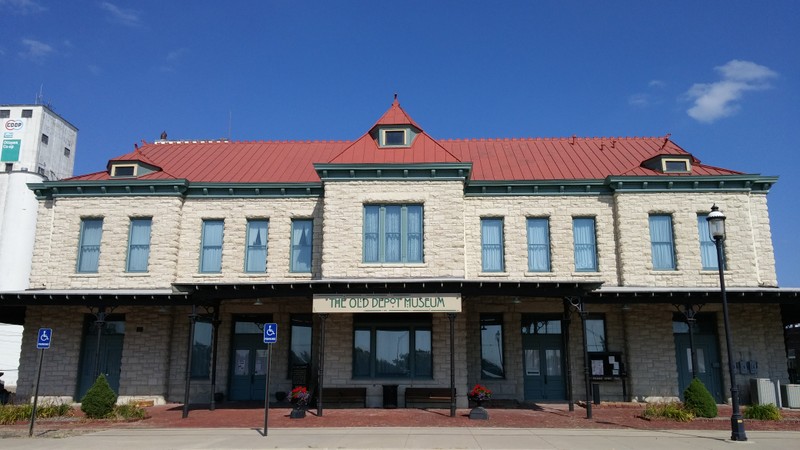 Originally a railroad depot for first the Southern Kansas and then the Santa Fe, the Old Depot Museum was built in 1888.