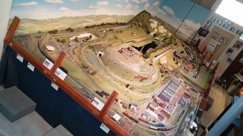 The HO-Scale Model Railroad exhibit was started during the 1960s. Many of the handcrafted structures, including the miniature depot and the buildings on Main Street, replicate structures in Franklin County.