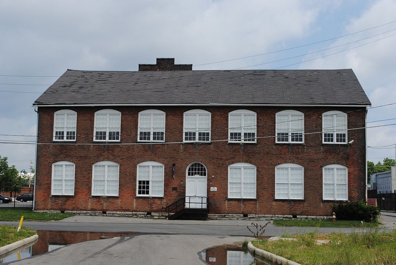 A photo of the building prior to the completion of its renovation.