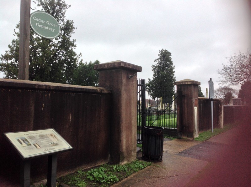 Cedar Grove Cemetery in December 2015 