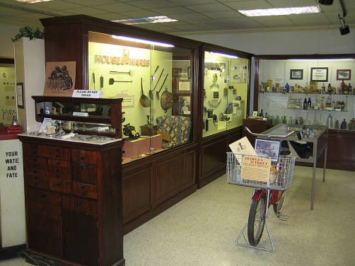 View inside the museum