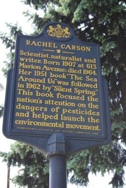 Rachel Carson Historical Marker 