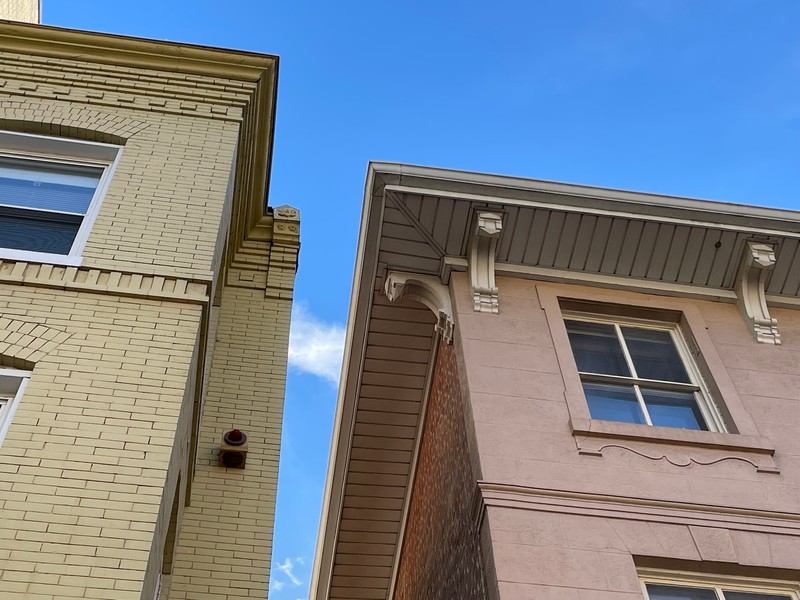 Sky, Window, Building, Blue