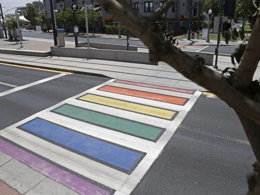 Downtown Phoenix, Rainbow Crosswalk 