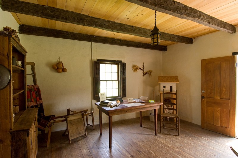 View inside one of the cabins