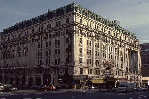 The Keith-Albee building in 1978, just prior to its demolition