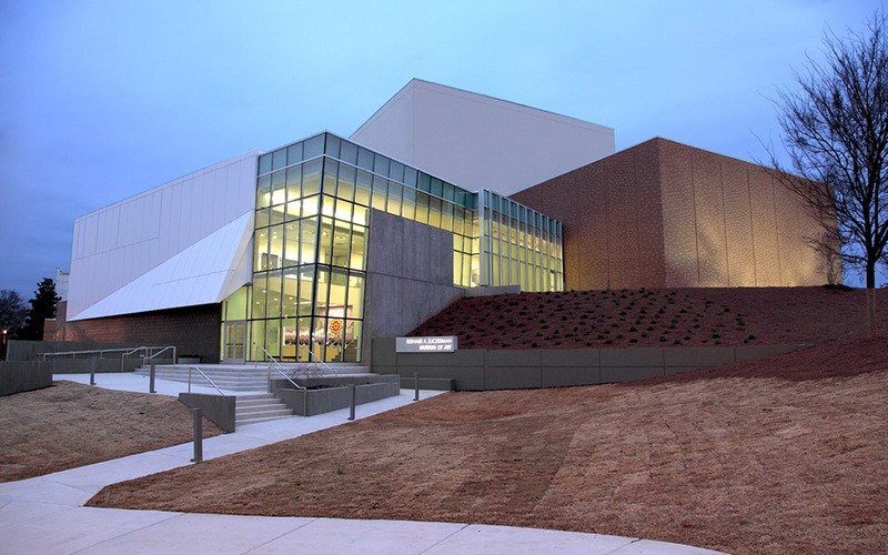 The Zuckerman Museum of Art was established in 1984 and moved into this building in 2014.