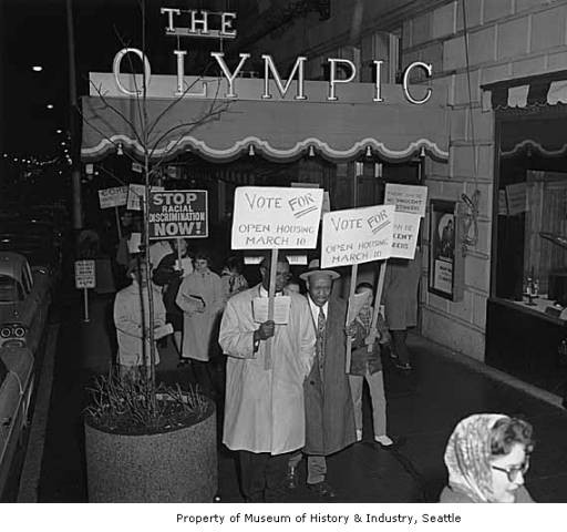 Civil Rights Advocates March for Equal Housing, 1964  