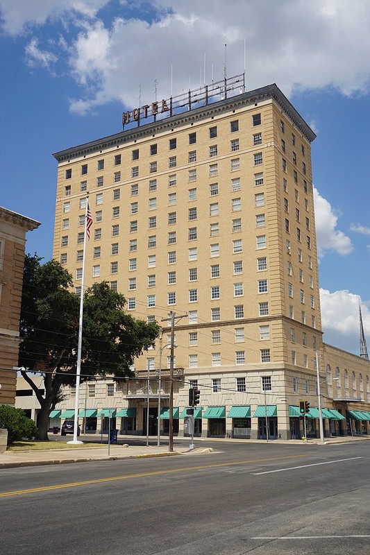 The Cactus Hotel, originally called the Hilton Hotel, was built in 1928 and has been an important landmark in San Angelo. 