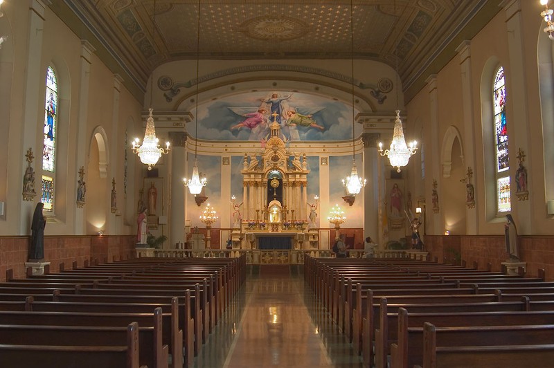 Interior sanctuary of the Old Ursuline Convent