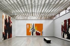 Interior of the Clyfford Still Museum 