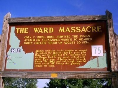 Ward Massacre Marker