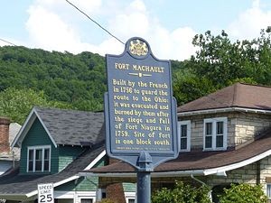 Fort Machault - Image from Pennsylvania Historical Markers