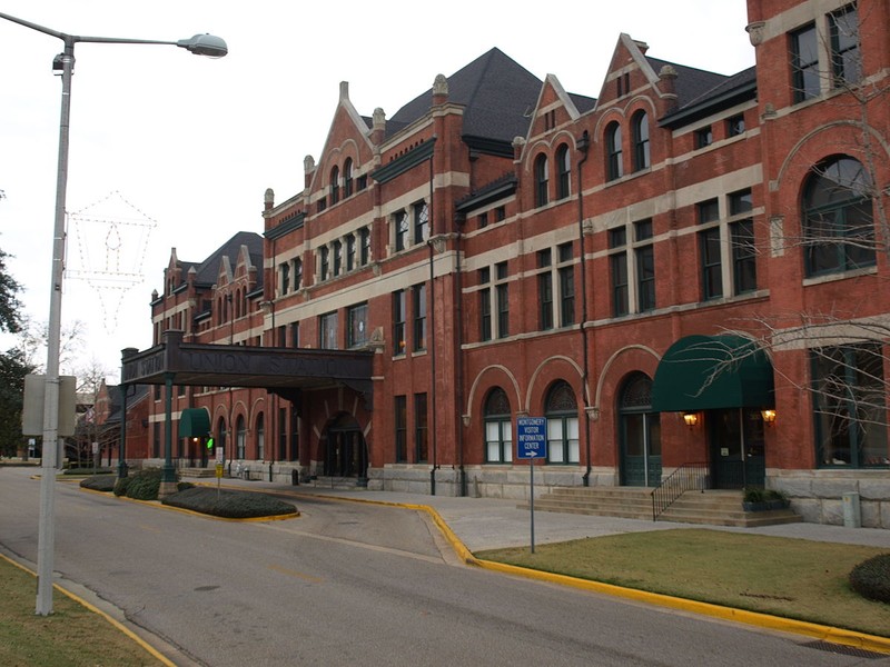 Built in 1998, Union Station has been renovated and is home to commercial tenants and the Montgomery Area Visitor Center.