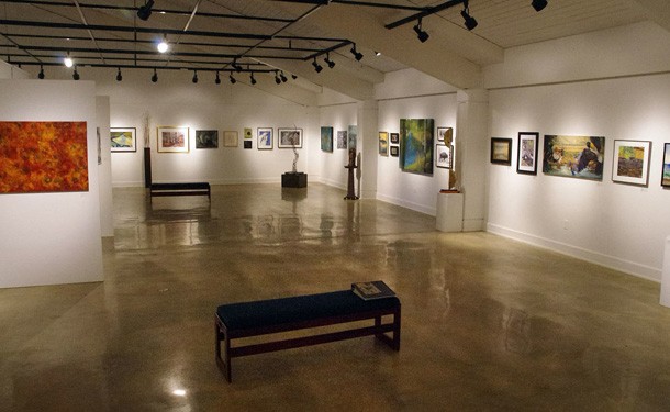 View inside the museum
