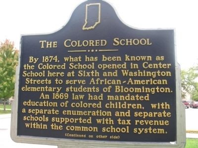 This historic marker was dedicated in 2005