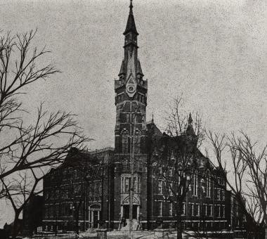 The Carrollton Building was completed in 1875 and served as the home of Maryland State Normal School until 1915