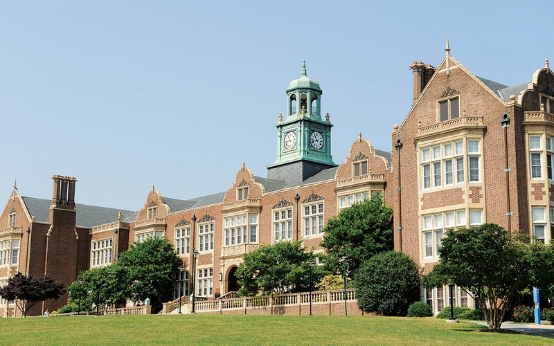 Stephens Hall was one of three buildings on the new campus of Maryland State Normal School when it moved from Baltimore to Towson.