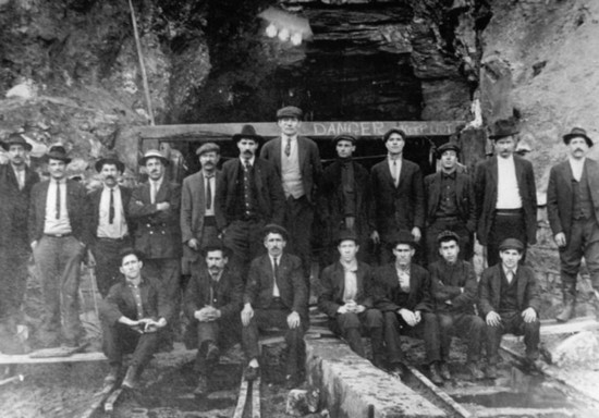 Survivors of the mine explosion.