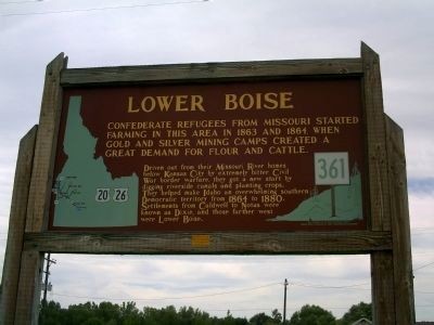 Lower Boise Marker