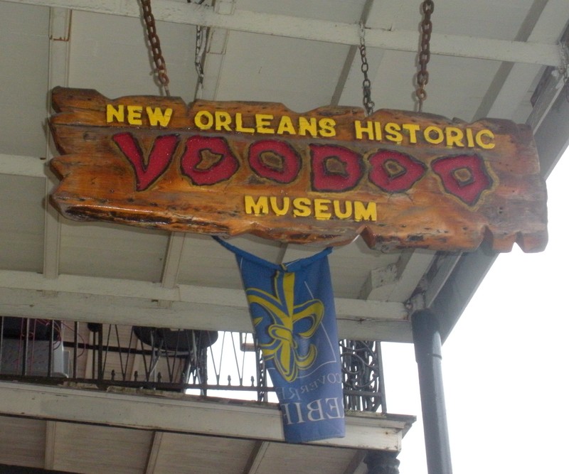 As you wander around the French Quarter, look up.  You've arrived.