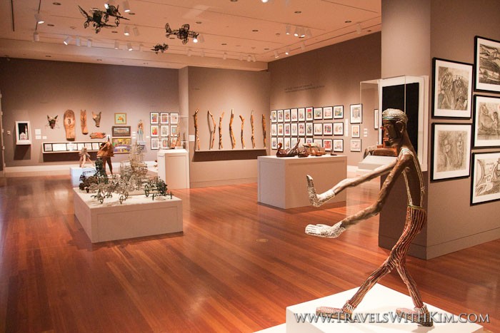 Exhibit space within the museum